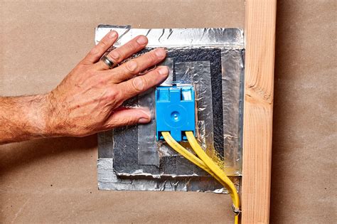 cut out electrical box insulation|How to Insulate around Electrical Boxes: A Step.